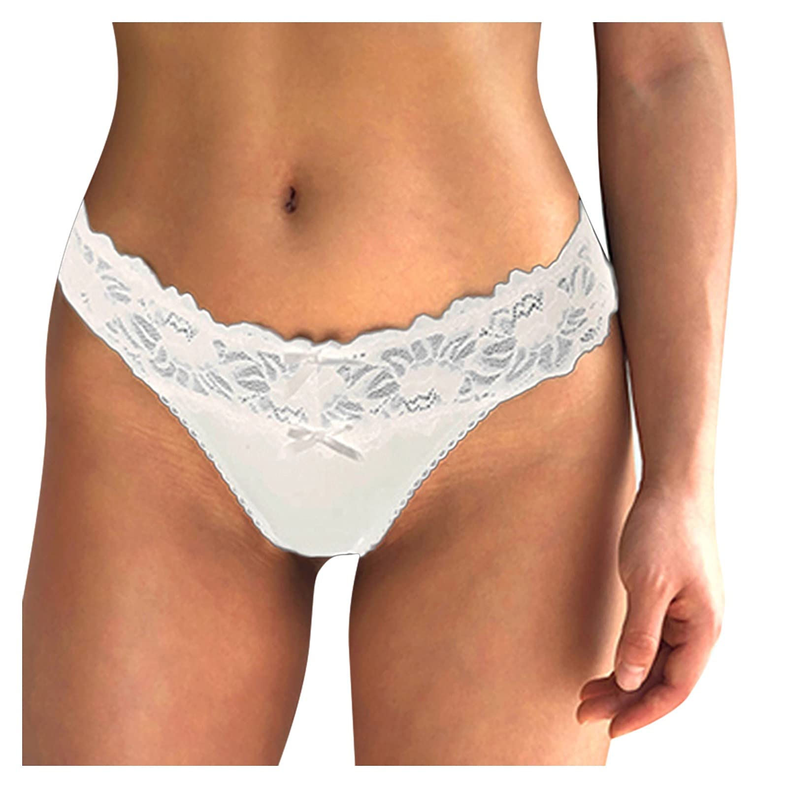 Sexy Lace-Up Crochet Lingerie Set for Women - Hollow Out Panties with Satin Garter Belt, Comfortable & Elegant Underwear | Perfect for Valentine's Day, Bridal Shower, or Romantic Nights