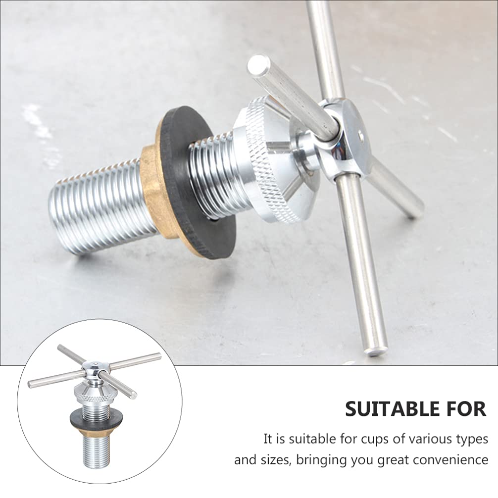 UKCOCO 1-Piece Glass Washer & Cup Rinser Head - Stainless Steel Sprayer for Bar, Kitchen, and Restaurant Use - Perfect for Washing Glasses, Mugs, and Cups