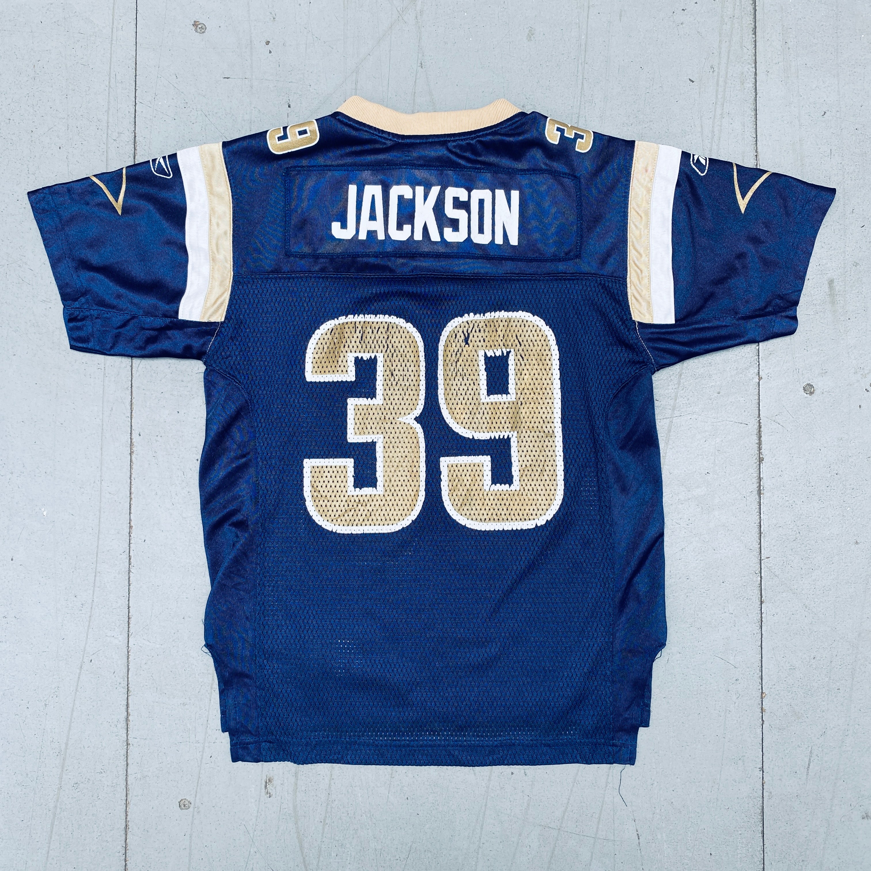 St. Louis Rams Steven Jackson 2009/10 NFL Jersey (Size S) - Authentic Football Apparel for Fans & Collectors - Perfect for Game Day, Tailgating & Sports Memorabilia Display