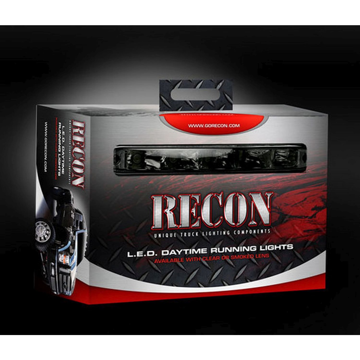 Recon 264151BK LED Daytime Running Lights - DRL for Trucks, SUVs & Cars - Easy Installation & Bright Visibility