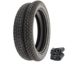 Metzeler Block C Tire Set for Honda CL72 CL77 - Motorcycle Tires & Inner Tubes - Perfect for Vintage Bike Restoration & Off-Road Riding