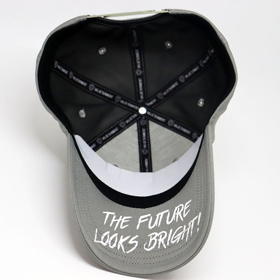 VT Shield Logo Future Looks Bright Grey Snapback Hat - Stylish Unisex Baseball Cap for Men & Women - Perfect for Outdoor Sports, Casual Wear, and Fan Gear