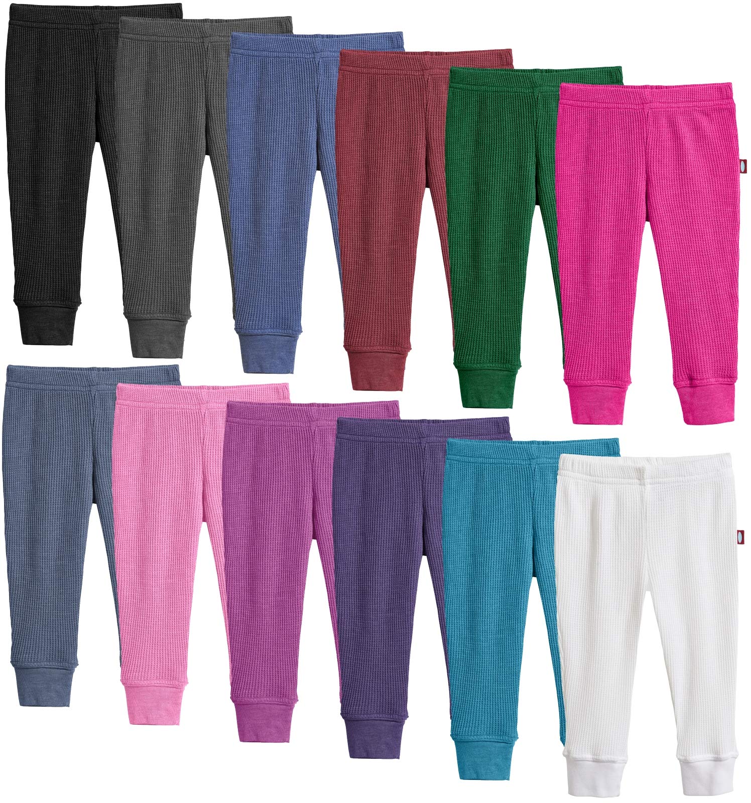 USA-Made 100% Cotton Baby Pants for Boys & Girls - Soft Warm Jogger Footies for Sensitive Skin - Perfect for Playtime, Sleep & Cold Weather Comfort