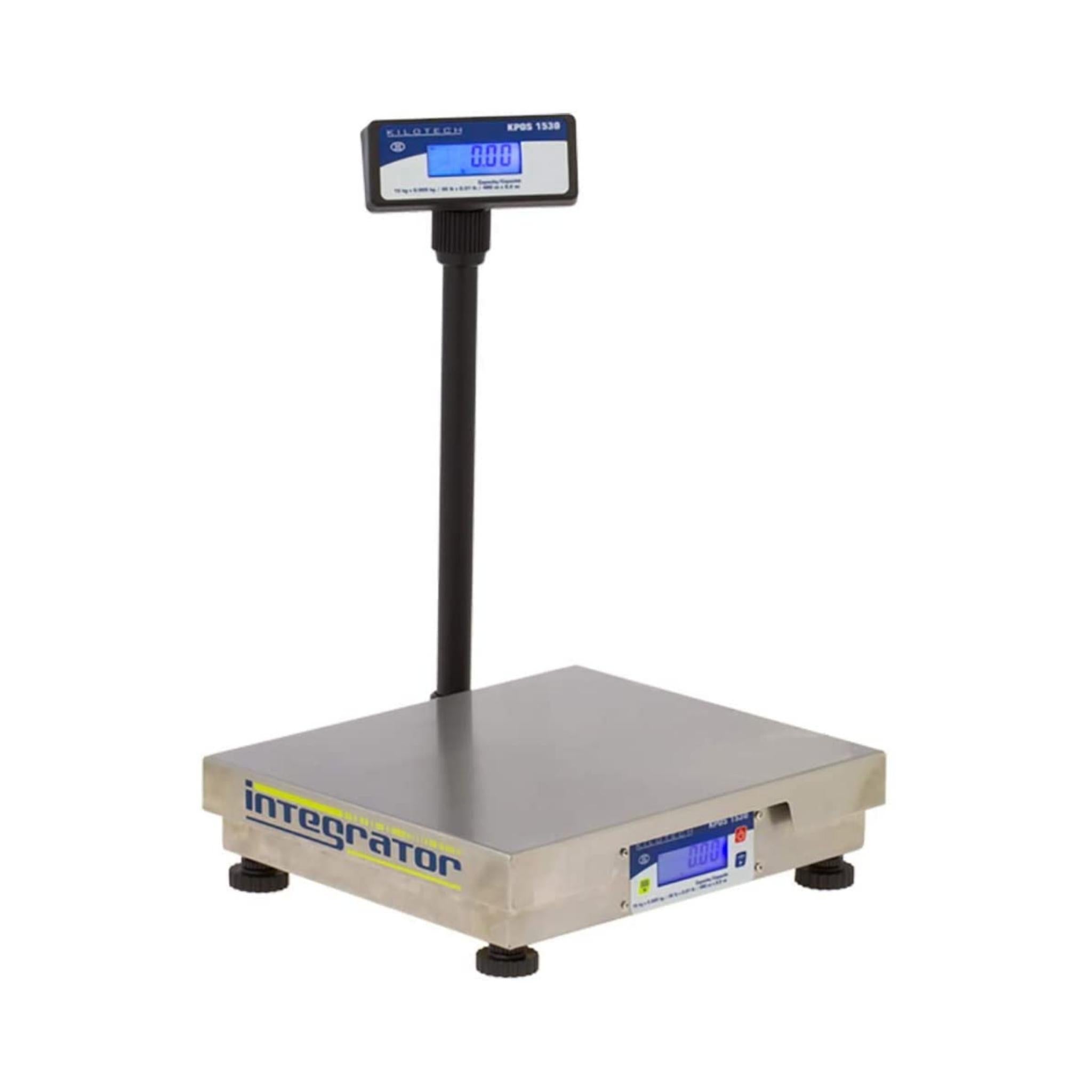Kilotech KPOS 1530 POS System Scale - High Precision Digital Weighing Scale for Retail Stores, Supermarkets & Restaurants | Perfect for Checkout Counters, Inventory Management & Shipping Departments