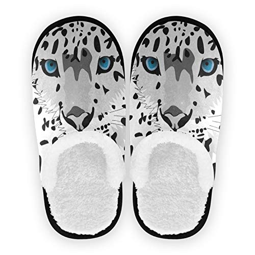 Cozy Animal Women's Slippers - Warm Plush Indoor/Outdoor House Shoes with Soft Coral Fleece Lining - US Size 5-8 - Perfect for Home, Office, and Winter Comfort