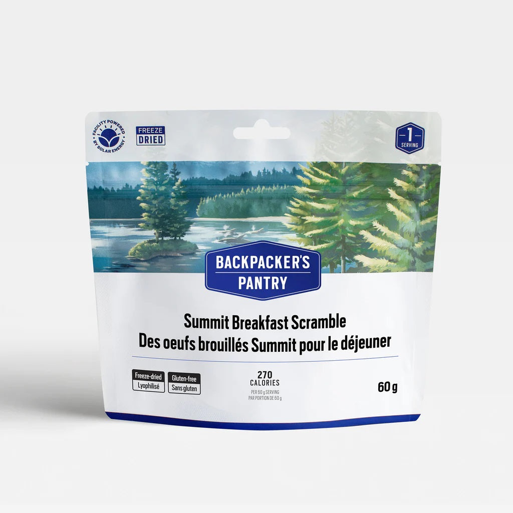 Backpacker's Pantry Summit Breakfast Scramble - Single Serving Freeze-Dried Meal for Hiking, Camping & Emergency Preparedness | Lightweight & Easy to Prepare