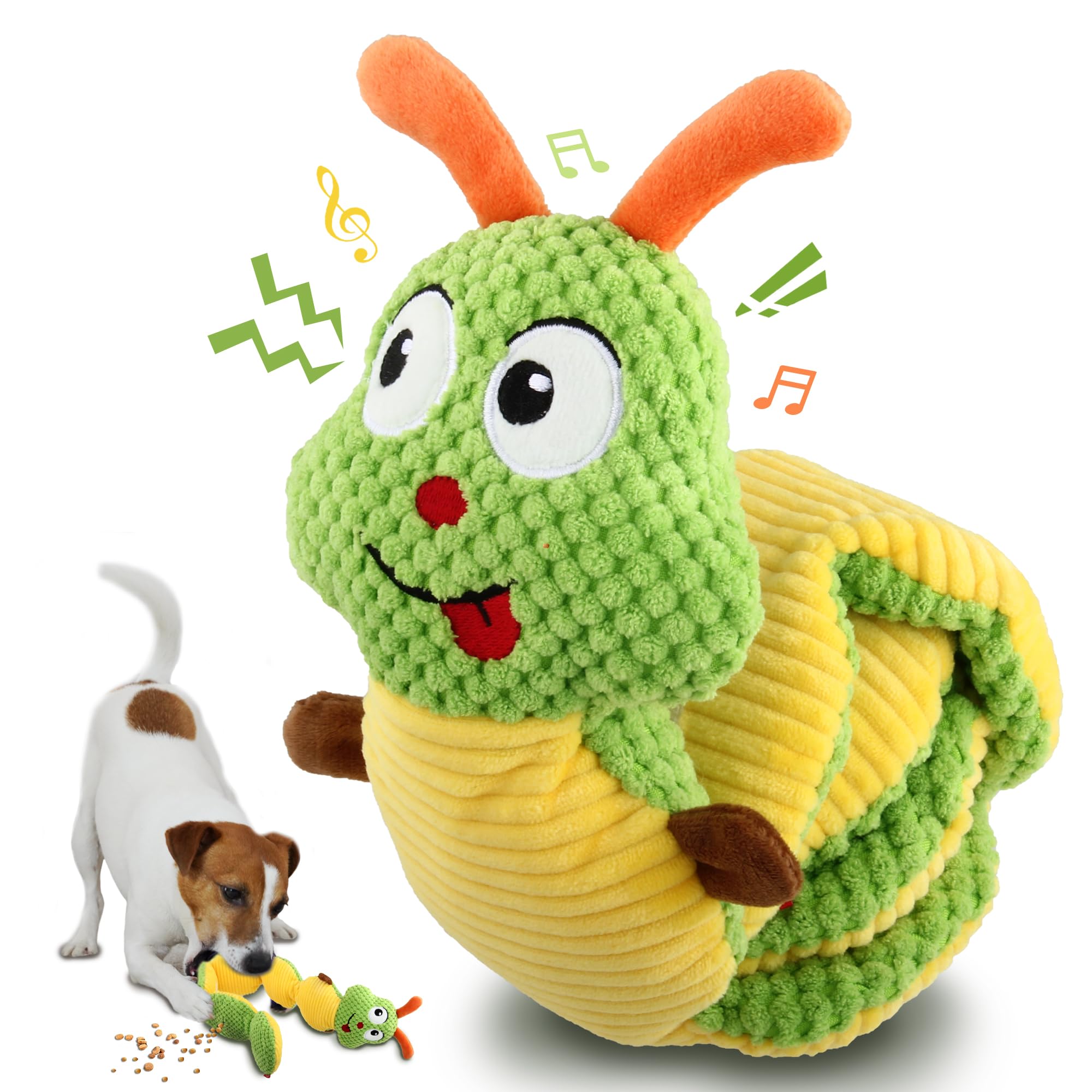 Gigwi Interactive Dog Puzzle Toys with Squeaker - Durable Treat Dispensing & Chew Toys for Small, Medium & Large Dogs - Mental Stimulation & Boredom Relief - Perfect for Training, Enrichment & Indoor/Outdoor Playtime