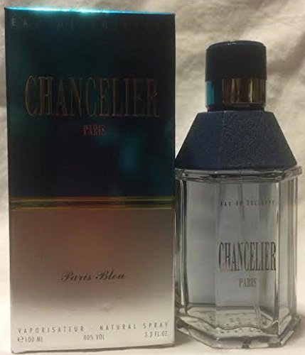 Chancelier by Paris Bleu Cologne for Men - 3.3 oz / 100 ml Eau De Toilette Spray | Fresh & Masculine Scent for Everyday Wear, Office & Special Occasions