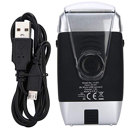 Professional Men's Electric Hair Clipper & Beard Trimmer - Rechargeable Cordless Shaver with Reciprocating Blades, Detachable Washable Design for Home & Travel Grooming | Perfect for Barbershops, DIY Haircuts & Beard Styling