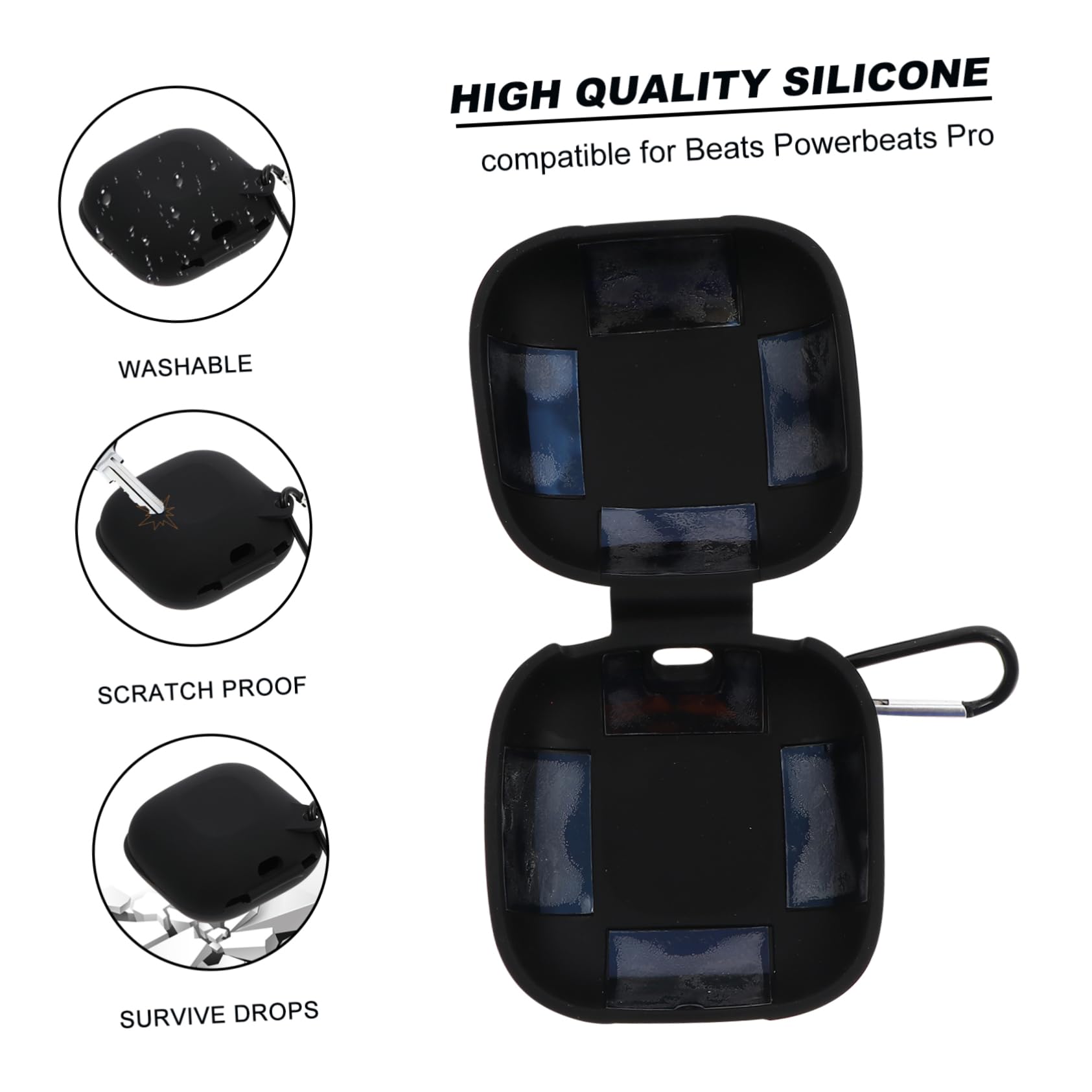 Yardenfun Hard Protective Case for Wireless Earbuds - Durable Charging Box Cover for AirPods Pro & Other Bluetooth Headphones - Perfect for Travel, Gym & Daily Use