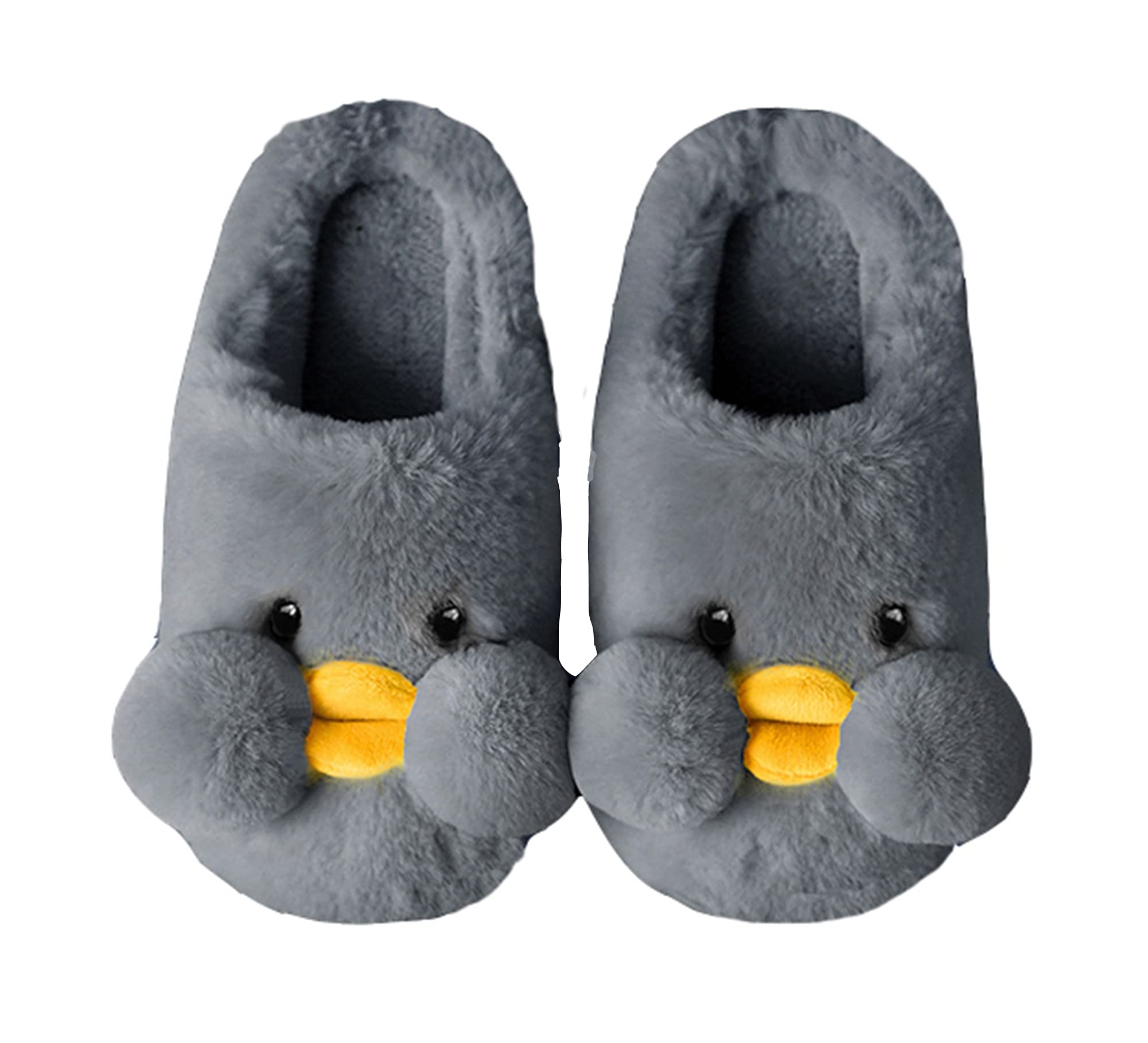LANFIRE Women's Duck Slippers - Soft Plush Fuzzy Animal House Shoes for Winter Warmth & Comfort | Cozy Indoor/Outdoor Wear for Home, Lounge, Dorm & Gift Giving