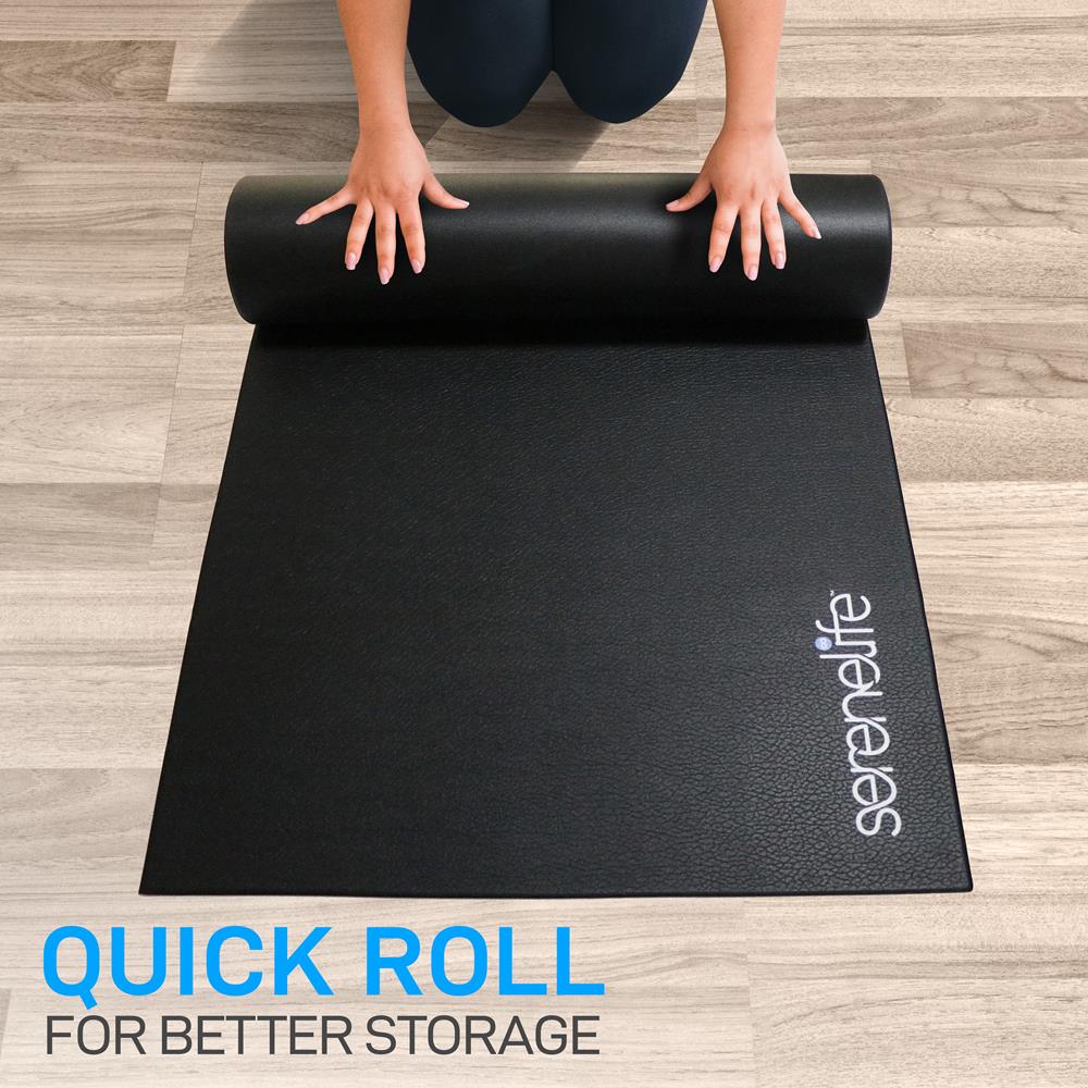 Premium Non-Slip Yoga & Exercise Mat for Home Gym, Pilates, Workouts - Extra Thick, Eco-Friendly Fitness Floor Mat for Comfort & Support