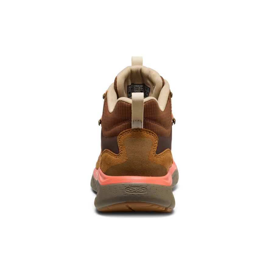 Women's Leiki Waterproof Leather Hiking Boots - Non-Slip Outdoor Trekking Shoes for Women | Chipmunk/Bison | Perfect for Hiking, Camping & Mountain Adventures