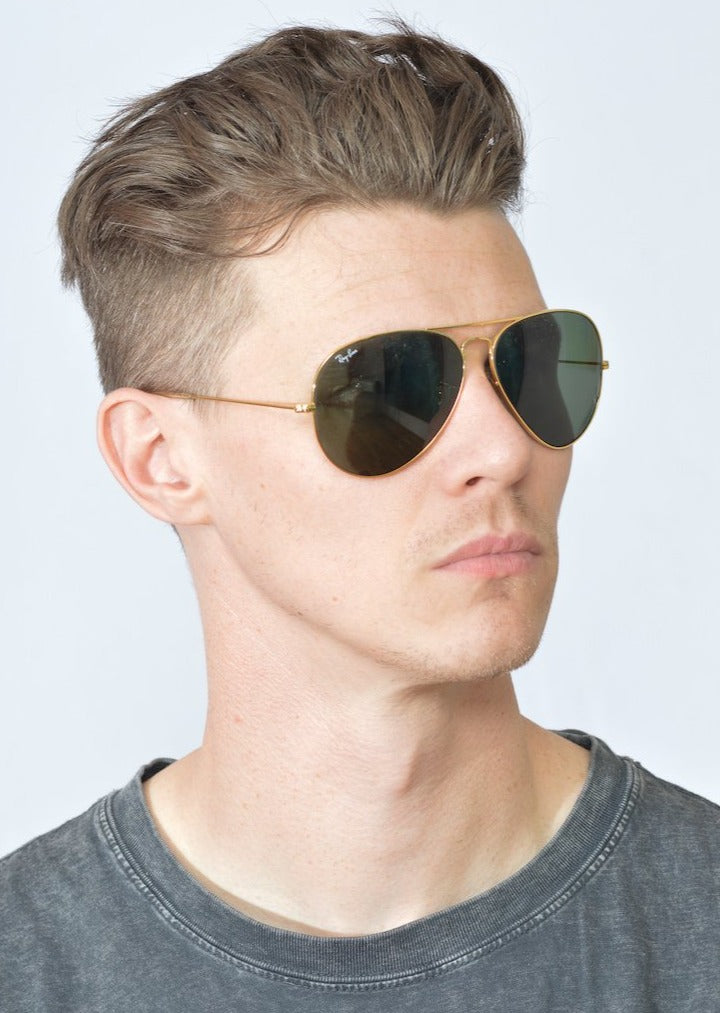 RayBan L2846 WOAW LRG Sunglasses - Polarized Aviator Style for Men & Women - UV Protection, Classic Design for Driving, Travel & Outdoor Activities