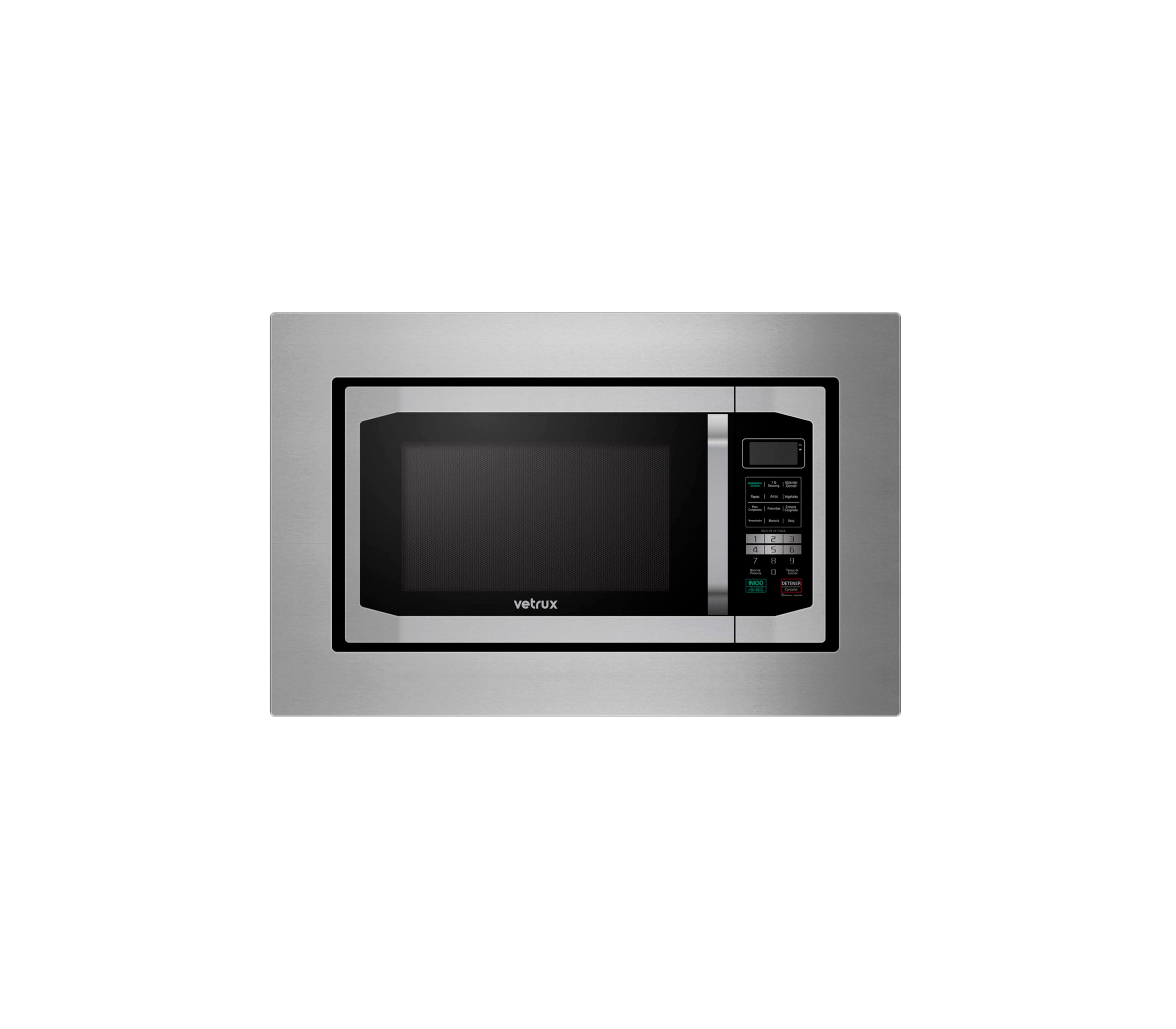 Vortex 45L Built-in Microwave Oven - Stainless Steel, Sensor Cooking, Easy Clean Interior - Perfect for Modern Kitchens & Small Spaces