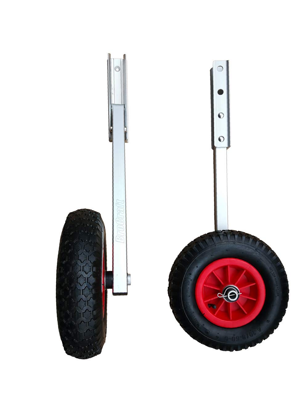Brocraft 12 Inch Boat Launching Wheels - Heavy Duty Boat Dolly for Easy Launching & Retrieval - Perfect for Kayaks, Canoes, and Small Boats at Docks & Ramps