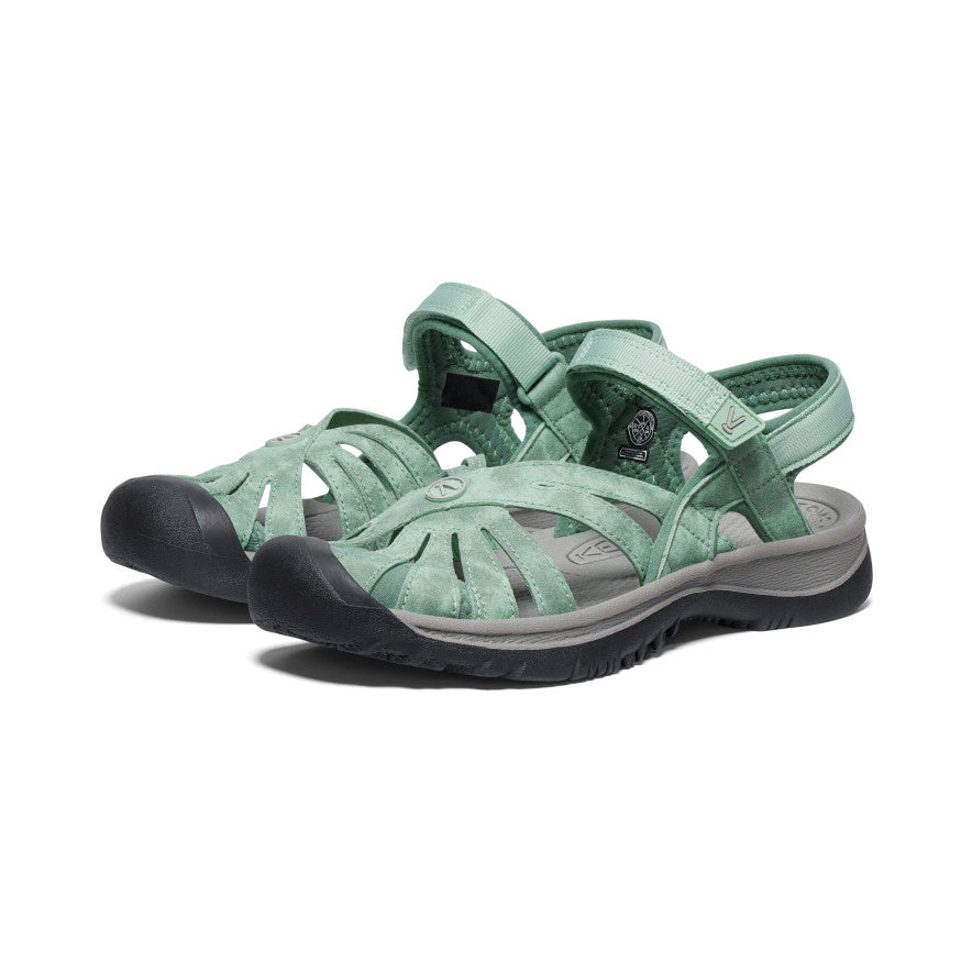 Women's Rose Sandal - Granite Green/Drizzle | Comfortable & Stylish Summer Casual Shoes for Beach, Walking & Outdoor Activities
