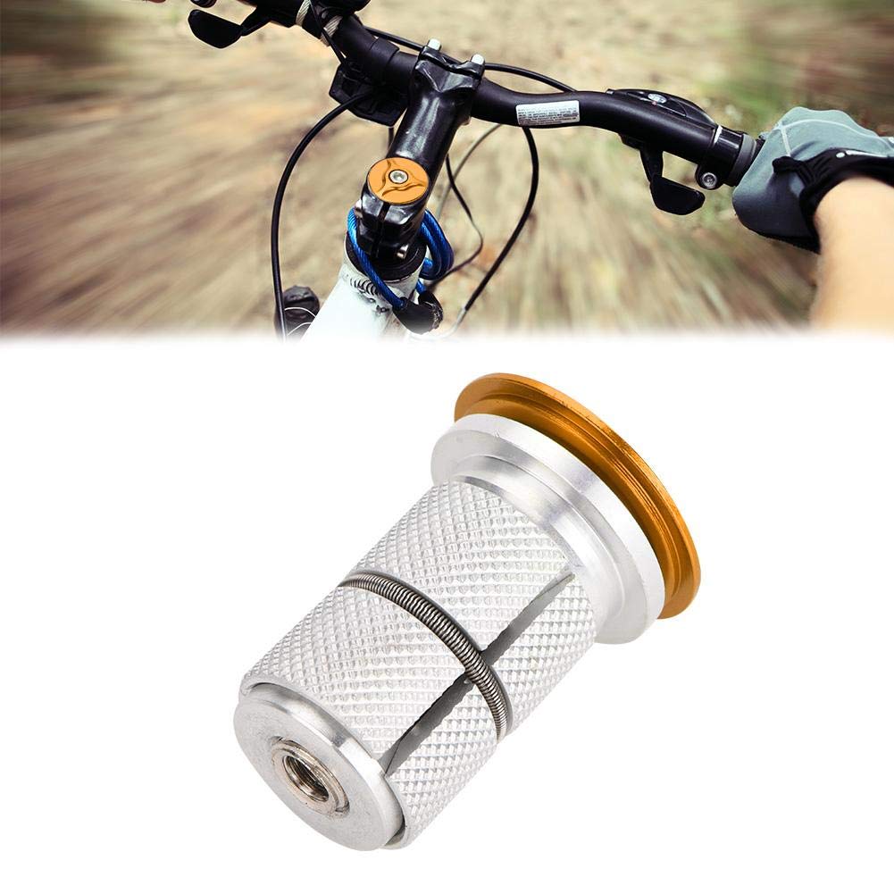 Keenso Bike Stem Headset - Lightweight Aluminum Alloy 1/1.25 Inch Fork Expander Top Cap for Road & Mountain Bikes | Perfect for Cycling, Commuting & Bike Upgrades