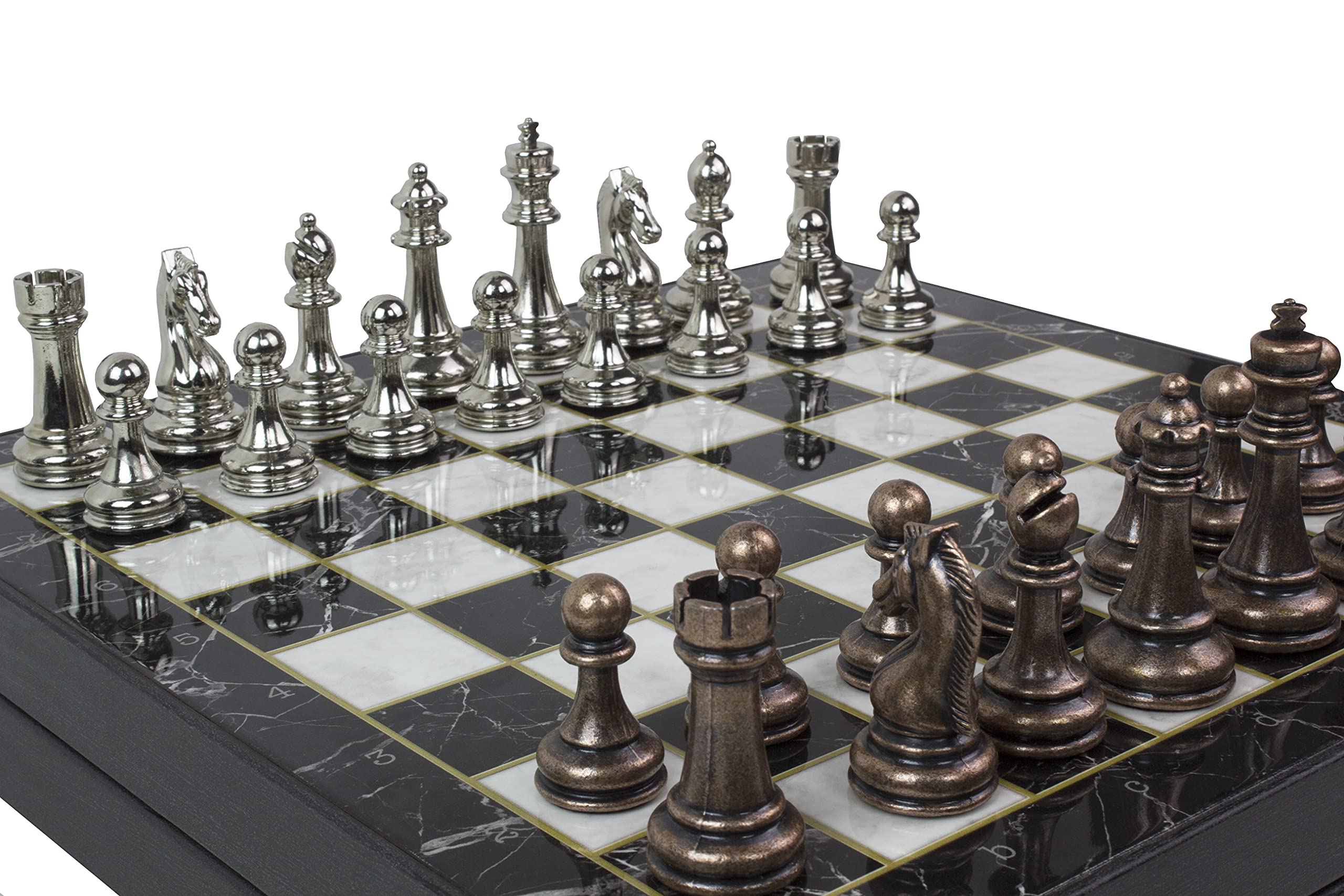 Personalized Luxury Chess Set - Elegant Wooden Board & Pieces - Perfect Graduation, Birthday & Housewarming Gift for Men & Women - Great for Home Decor, Office & Game Nights