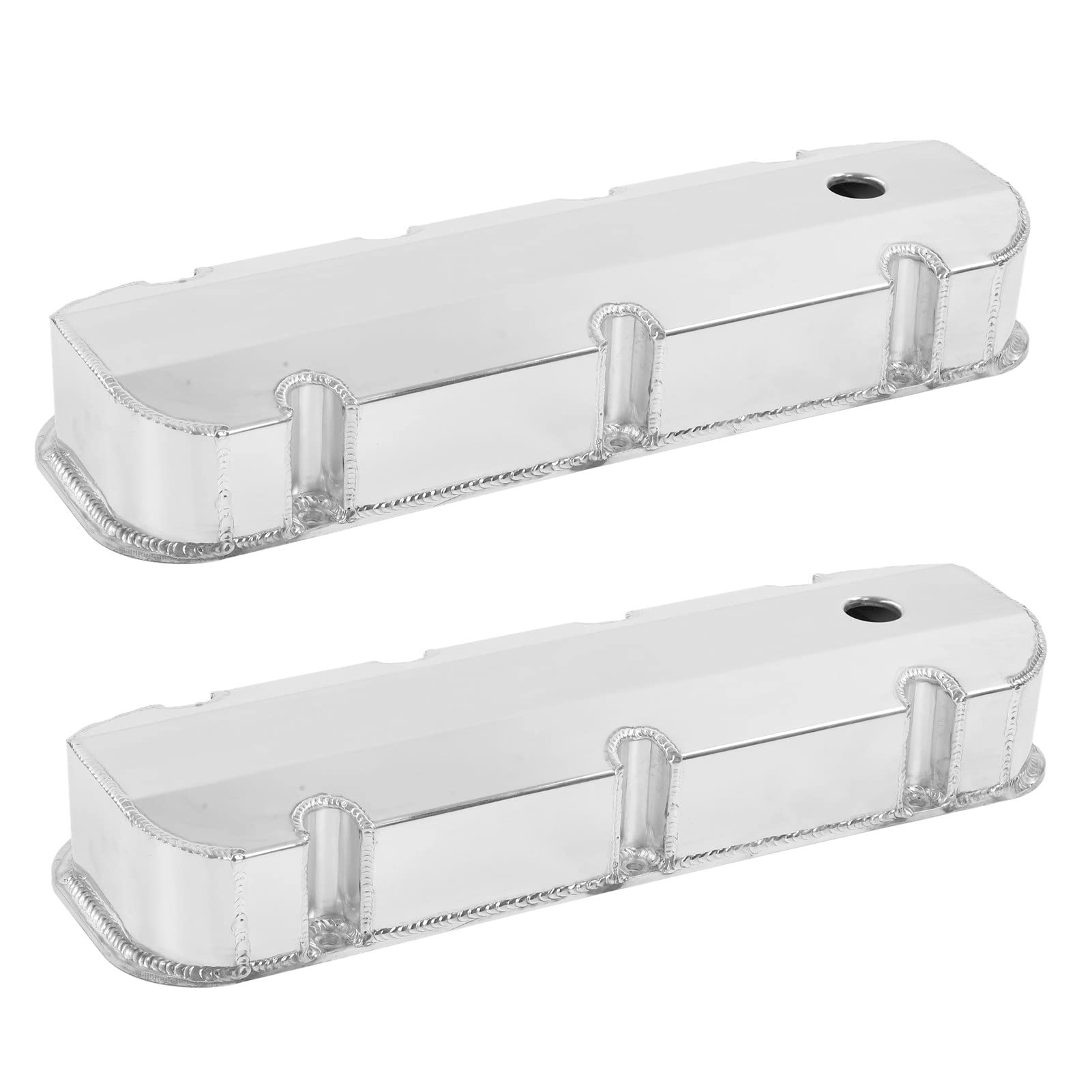 High-Performance Aluminum Engine Valve Covers GH4412 - Rustproof & Durable Car Accessories for Ford, Chevy, Dodge - Perfect for Engine Upgrades & Performance Tuning
