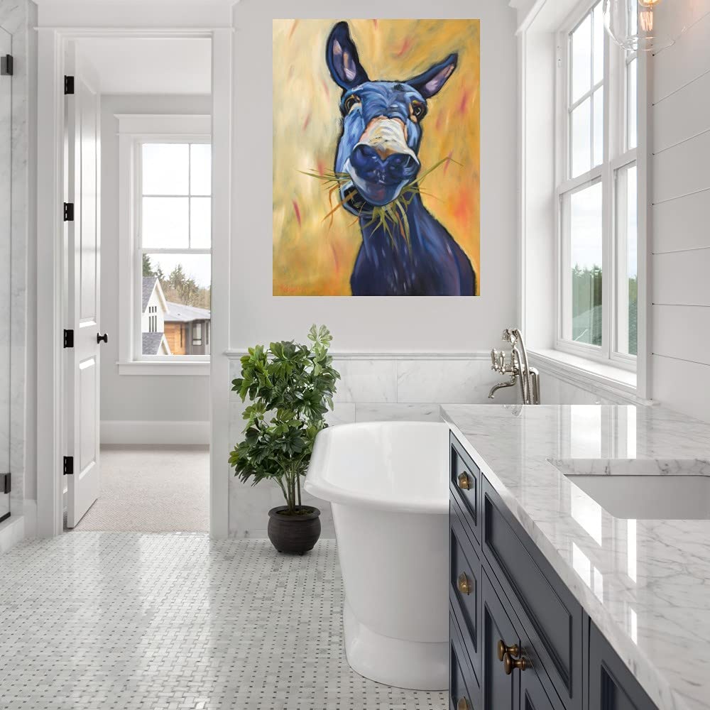 Jackson Canvas Wall Art by Kathryn Wronski - Premium Fine Art Painting for Living Room, Bedroom, Office Decor - Ready to Hang 24x32 Inches - Perfect for Home, Dining Room & Guest House Decorations
