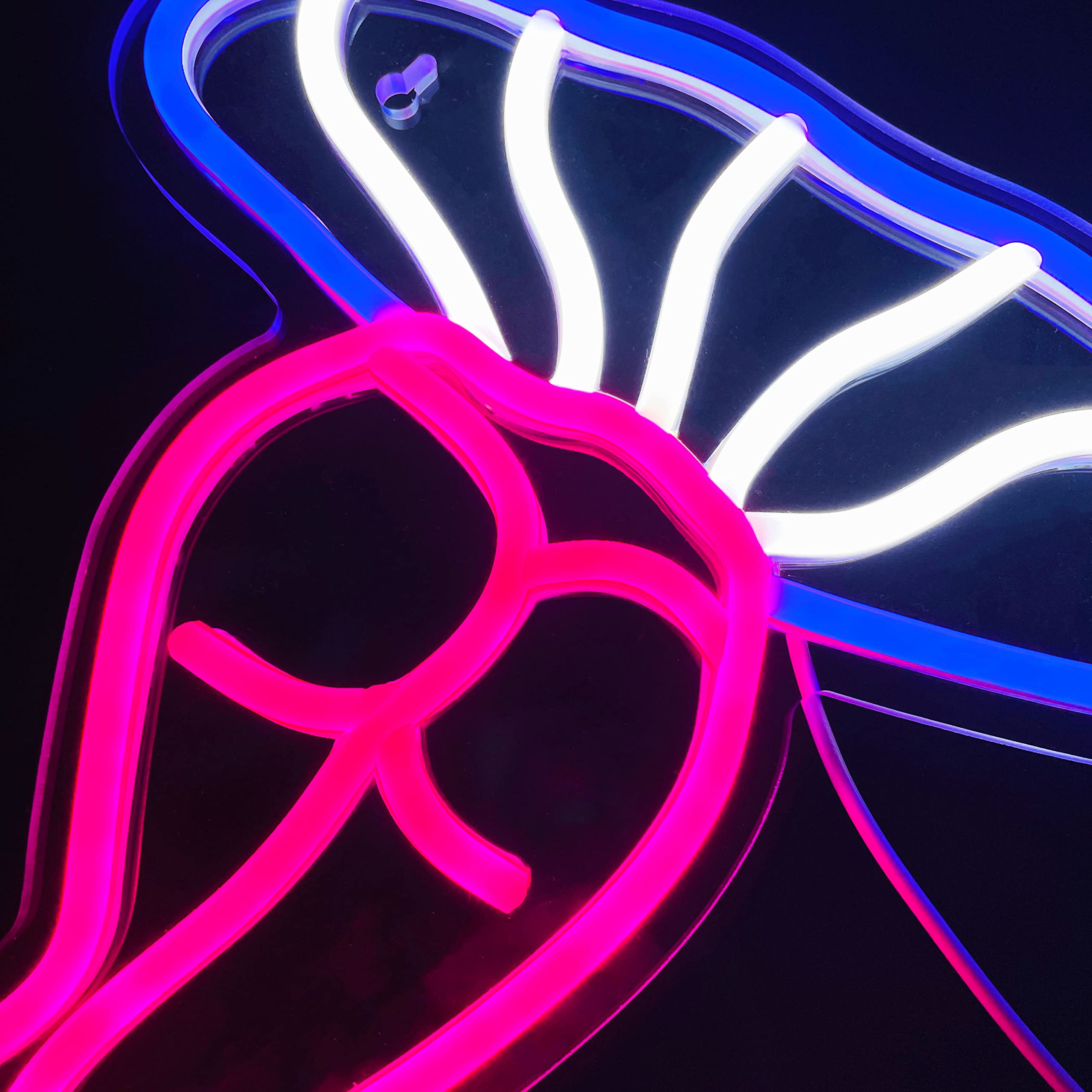 LED Mushroom Neon Light Sign - USB Powered Purple Night Light for Home, Bar, Bedroom Wall Decor - Perfect for Man Cave, Parties & Unique Gift Ideas