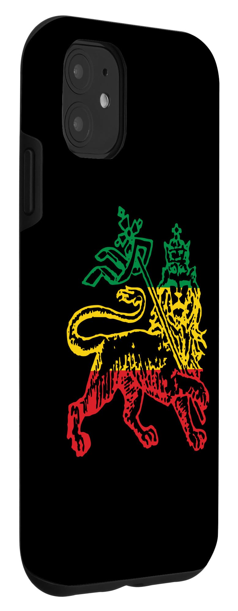 iPhone 11 Case - Rastafarian Lion of Judah Reggae Design - Durable Protective Cover for iPhone 11 - Perfect for Reggae Fans, Music Lovers & Jamaican Culture Enthusiasts