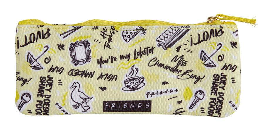 Friends-Themed Pencil Pouch - Cute Stationery Organizer for School, Office & Travel | Perfect Gift for TV Show Fans