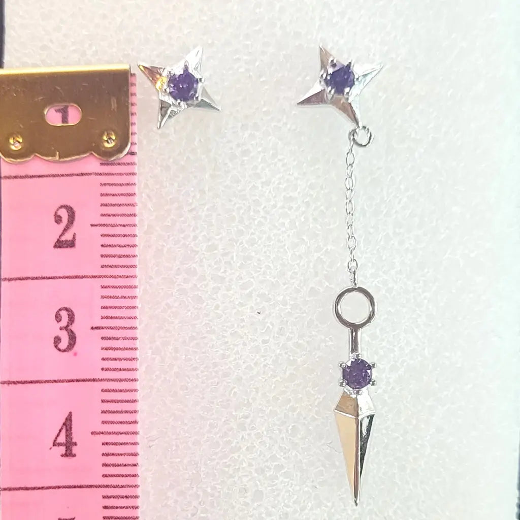 Team 7 Anime Naruto Earrings - Stylish Cartoon Character Jewelry for Cosplay, Gift & Daily Wear