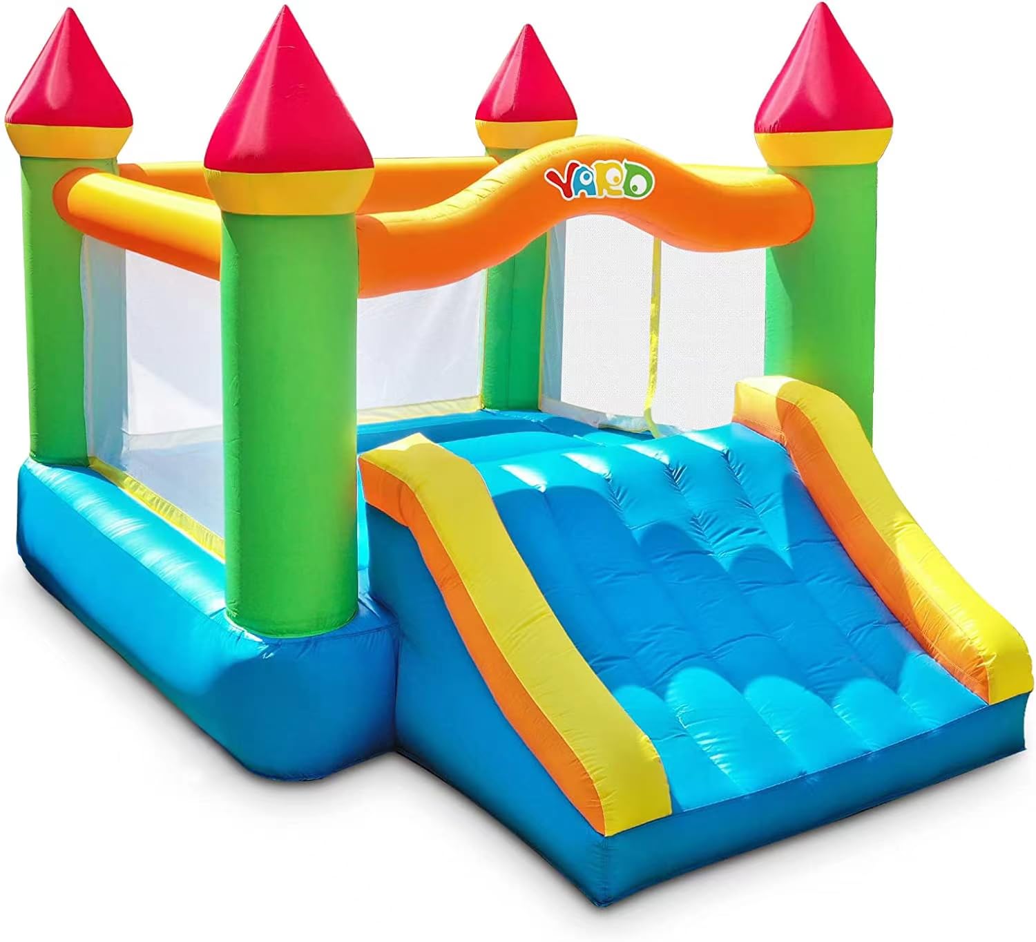 **YARD Inflatable Bounce House with Slide for Kids 5-12 | 12ft x 9ft x 8ft Bouncy Castle for Outdoor & Indoor Use | Jump House with Blower for Toddlers, Kids & Adults | Perfect for Backyard Parties, Birthday Celebrations & Family Gatherings**