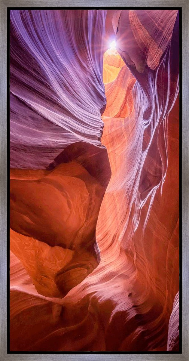 Stunning Antelope Canyon Sunburst Gallery Wrap Canvas Print - Perfect for Home Decor, Office Wall Art & Gifts