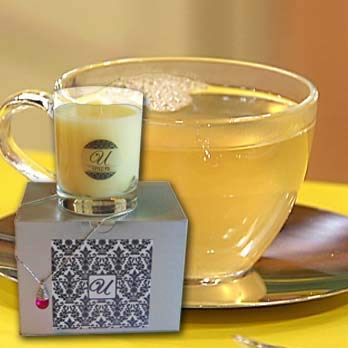Premium Organic Green Tea with Honey in 8 oz Glass Jar - Select Ring Size 9 - Includes Surprise Jewelry Gift ($10-$10,000 Value) - Perfect for Relaxation, Gifts & Tea Lovers