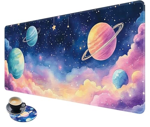 Colored Nebula Planet