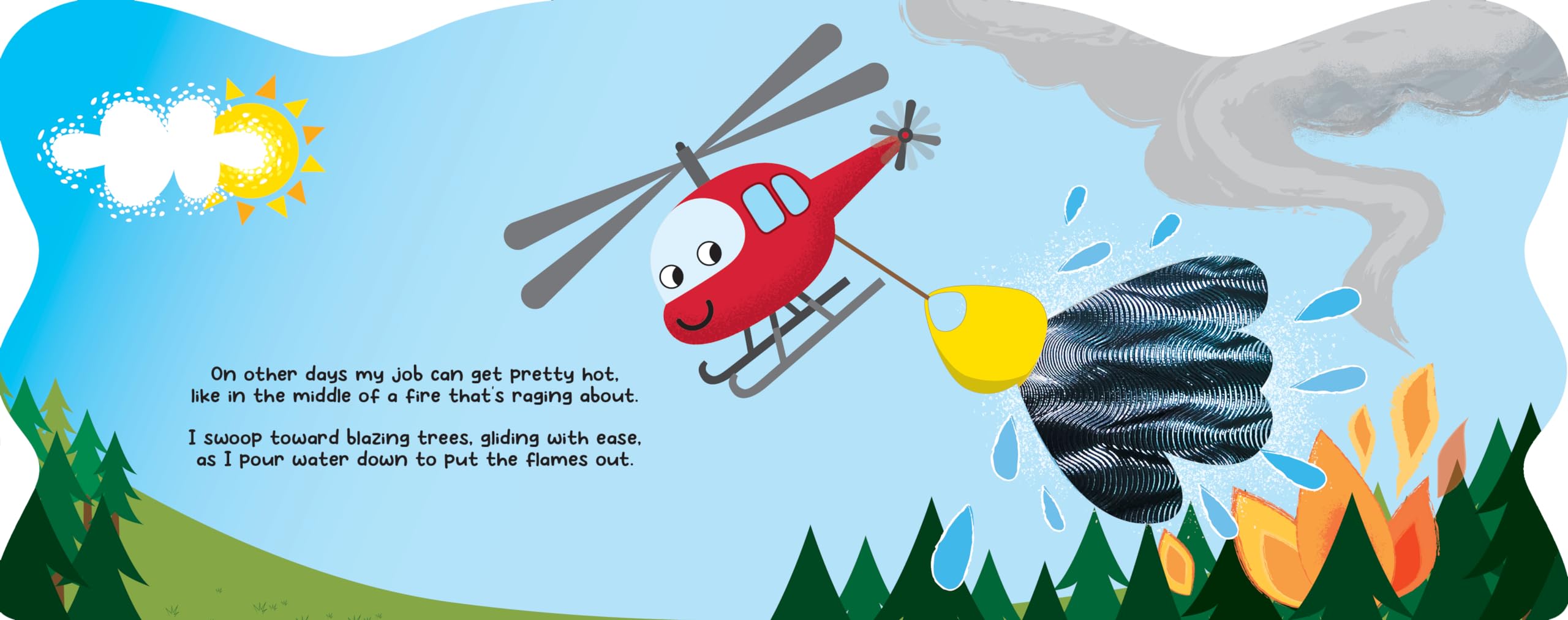 Little Hippo Books High-Flying Helicopter Touch & Feel Board Book for Toddlers 1-3 Years | Interactive Sensory Learning & Early Development Baby Book | Perfect for Bedtime Stories, Preschool Education & Parent-Child Bonding