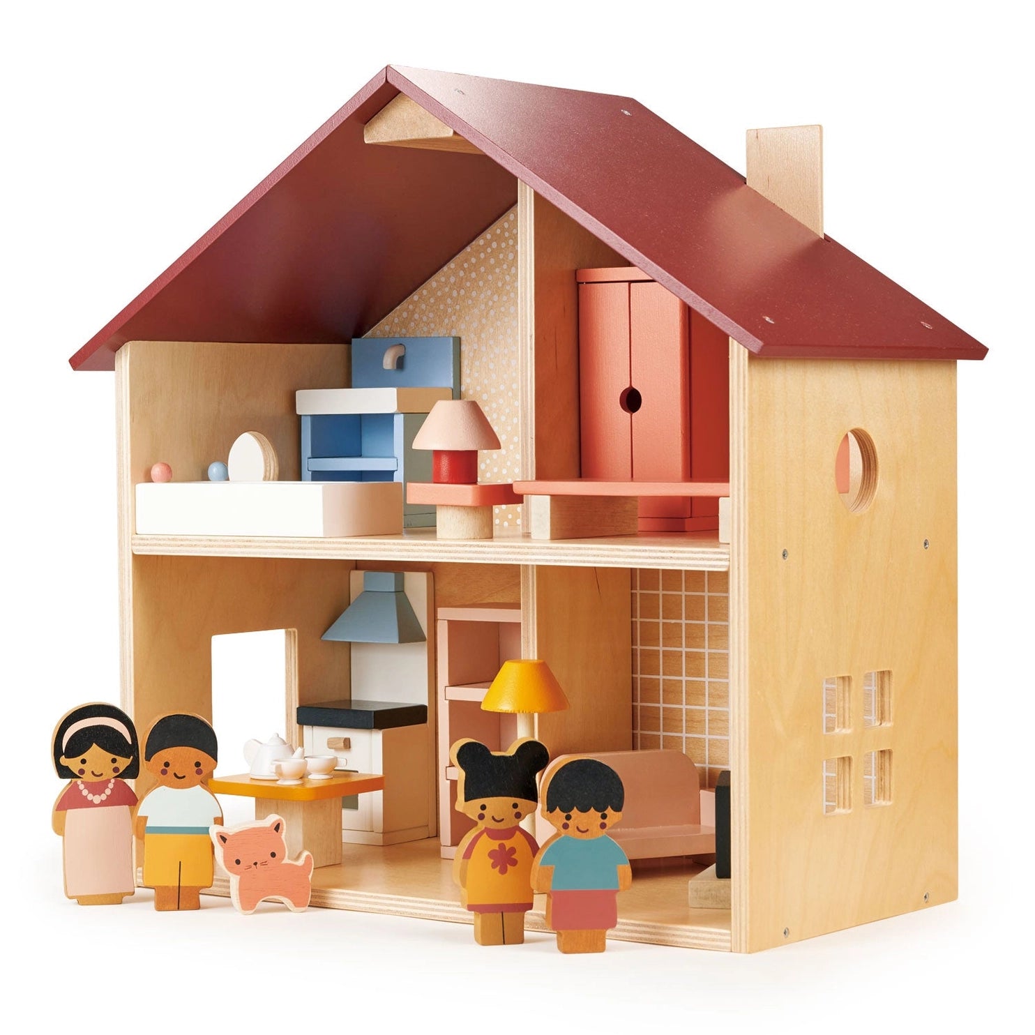 Poppets Doll House - Miniature Wooden Dollhouse for Kids, Collectors & DIY Enthusiasts | Perfect for Playtime, Room Decor & Gift Giving
