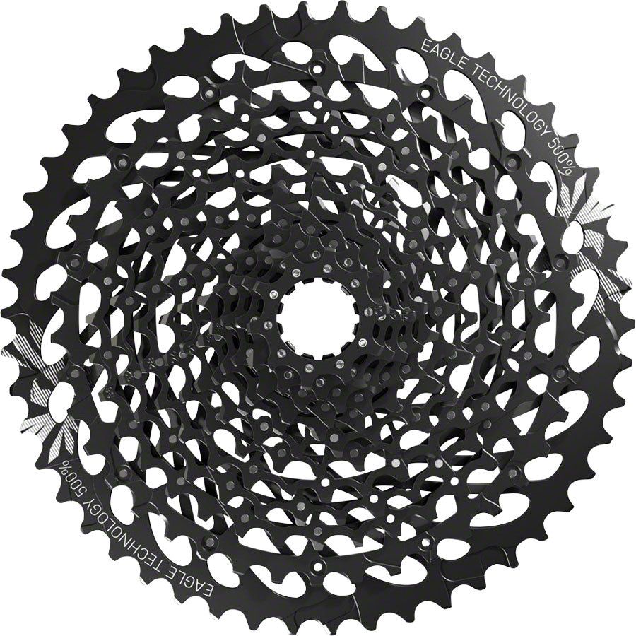 SRAM GX Eagle XG 1275 12-Speed Bike Cassette - 10-50T, Black, XD Driver Body Compatible - Perfect for Mountain Biking & Trail Riding
