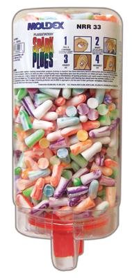 Moldex 6645 Cordless Earplug Dispenser - 500 Pair SparkPlugs PlugStation with 33NRR Hearing Protection - Ideal for Construction Sites, Factories & Industrial Workplaces