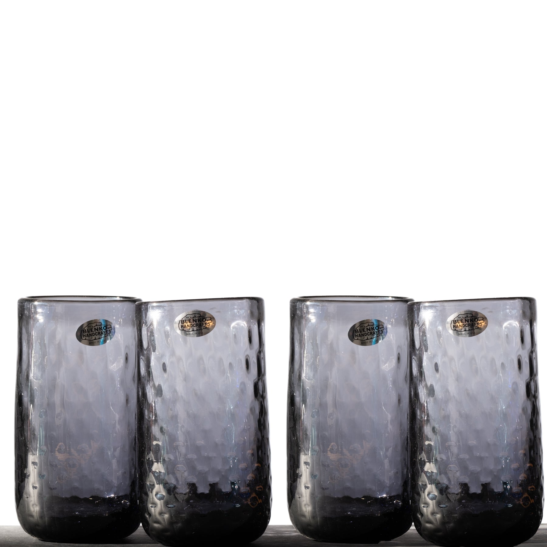 2510L Large Diamond Optic Tumbler Set - 4-Piece Heliotrope Glitter Cups for Iced Coffee, Smoothies & Cocktails | BPA-Free, Insulated Stainless Steel Drinkware for Home, Office & Outdoor Use
