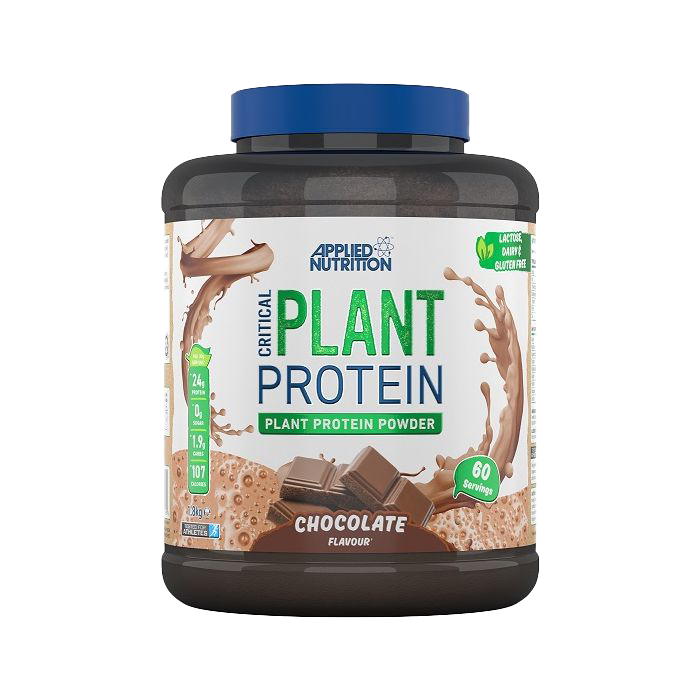 Applied Nutrition Critical Plant Protein 1.8kg (4 lbs) - Vegan Protein Powder for Muscle Recovery & Weight Management - Perfect for Post-Workout Shakes & Healthy Smoothies