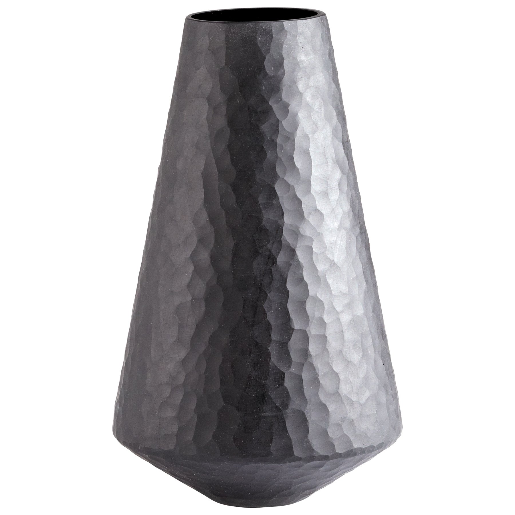 Cyan Design 05386 Large Black Lava Vase - Modern Home Decor for Living Room, Dining Table, or Office Centerpiece