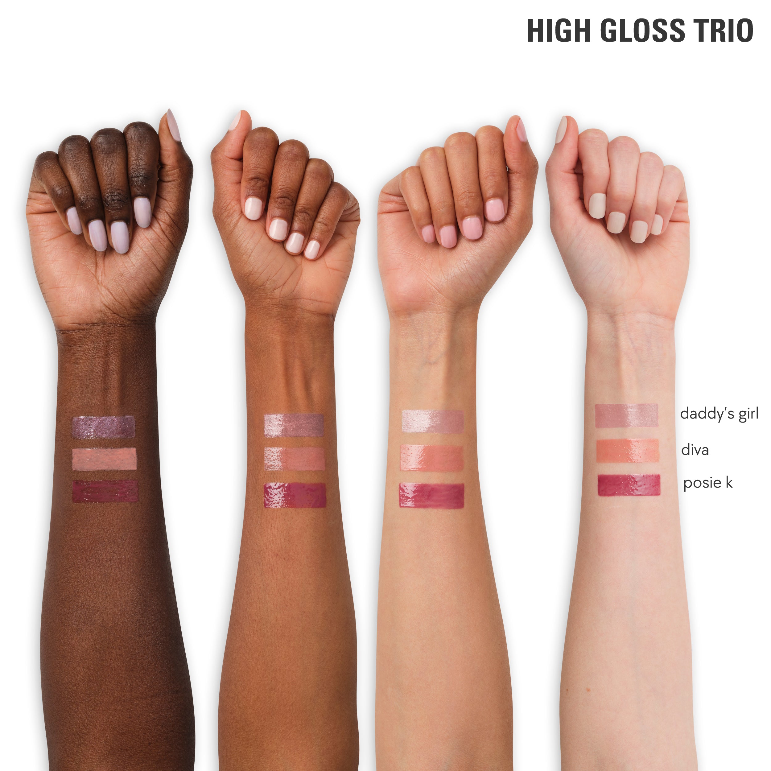 High Gloss Trio Holiday Gift Set - 3-Piece Luxury Beauty Collection for Christmas, Birthday & Special Occasions - Perfect for Gifting, Travel & Home Use
