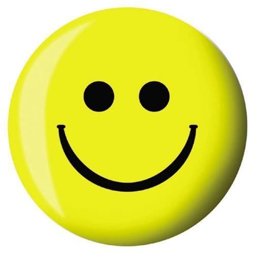 Brunswick Viz-A-Ball Smiley Face Bowling Ball - Fun & Colorful for Kids & Beginners - Perfect for Birthday Gifts & Family Game Nights