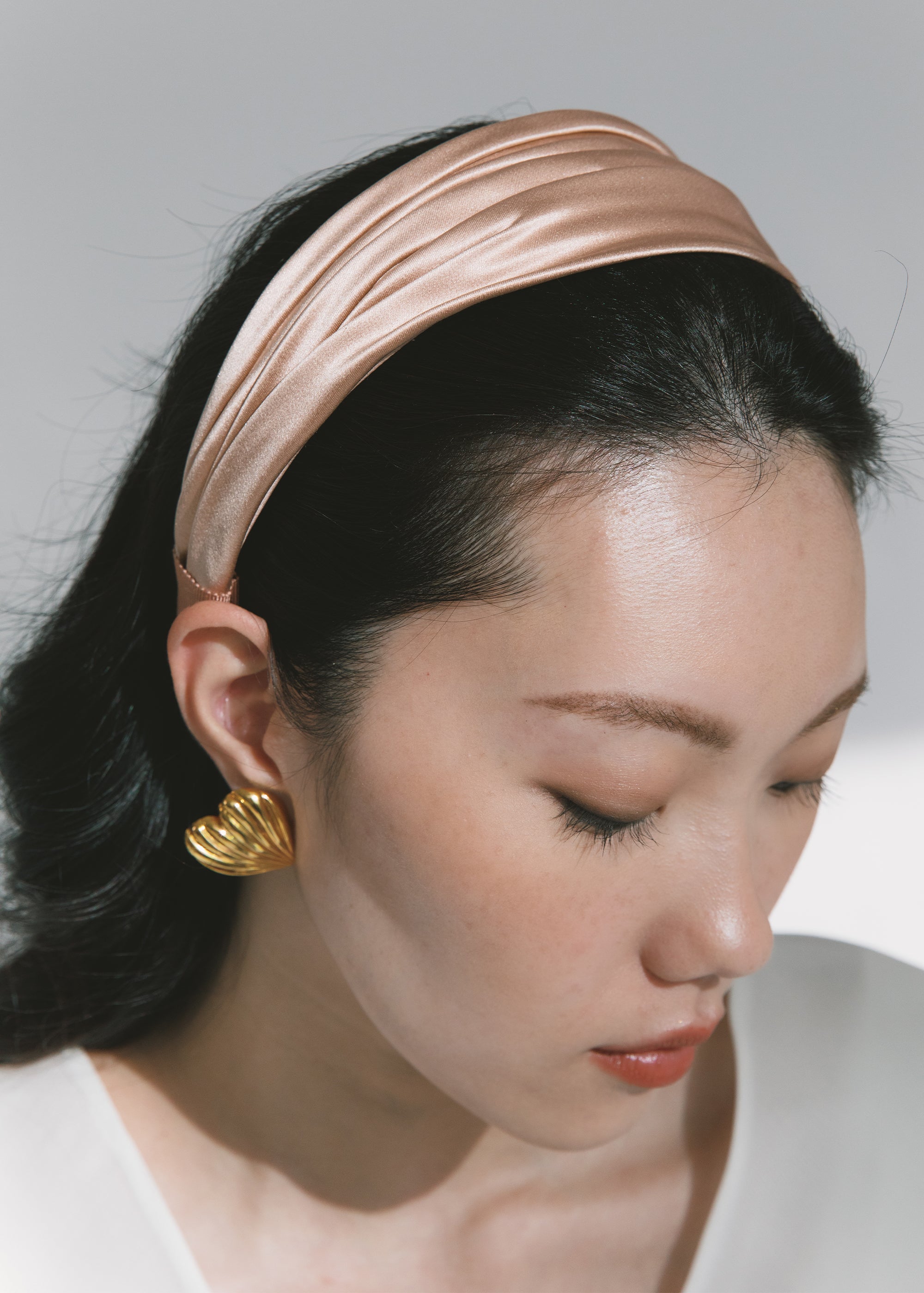 Natasha Headband for Women - Soft Stretchy Almond Head Wrap - Perfect for Yoga, Running, and Everyday Wear