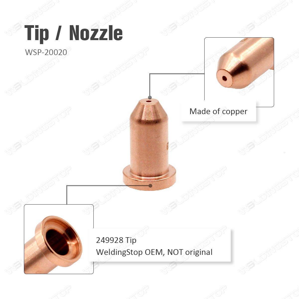 Plasma Spectrum 625 X-TREME Cutter 375 Electrode 249926 Nozzle 249928 Gas Diffuser O-Ring - 25 Pack Cutting Consumables (Compatible with Miller) - Ideal for Metal Fabrication, Automotive Repair & Industrial Cutting