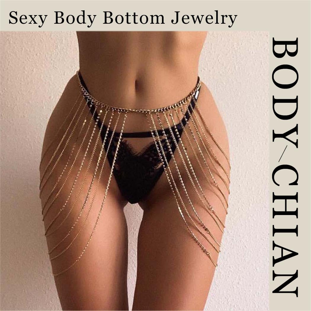 Sexy Rhinestone Body Chain Skirt - Silver Belly Chain for Women, Tassel Waist Jewelry for Rave Party & Festival Outfits | Perfect for Music Festivals, Beach Parties & Nightclub Looks