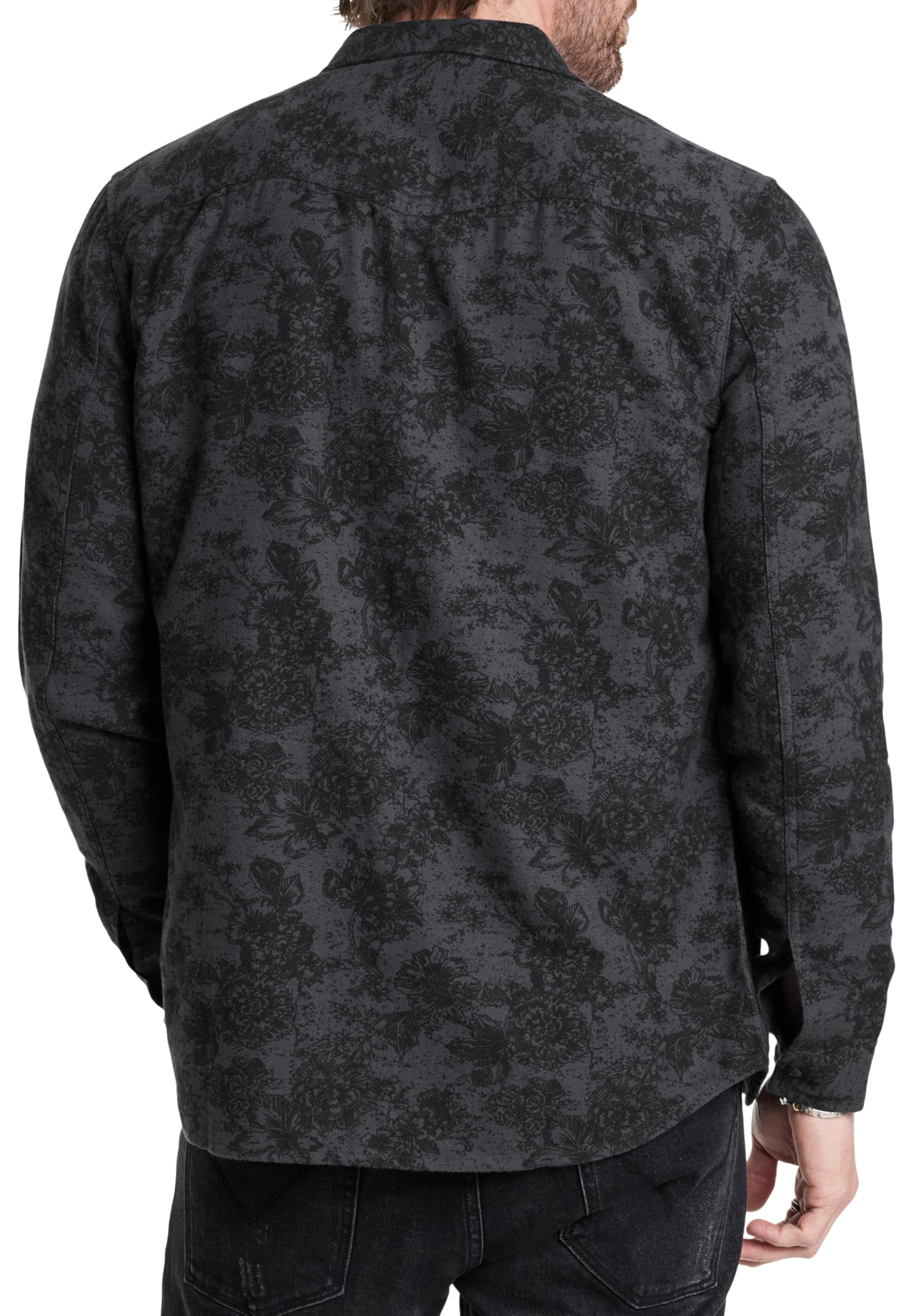 John Varvatos Men's Marshall Button-Down Shirt - Casual & Dressy Long Sleeve Oxford for Work & Date Nights