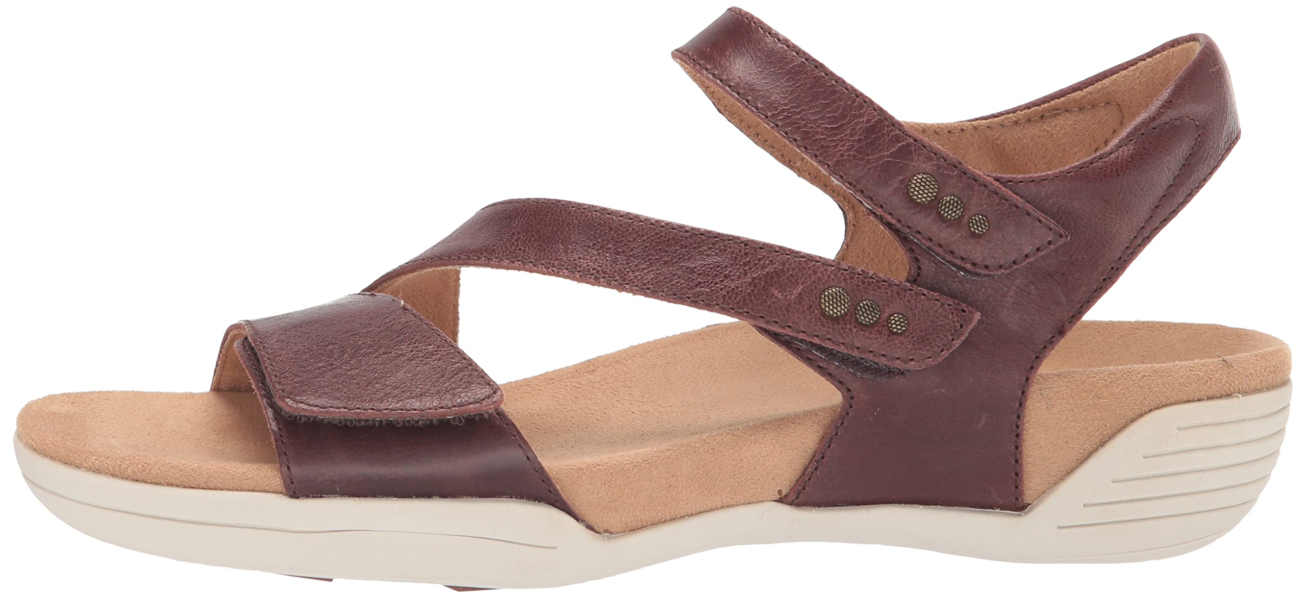 Women's Comfortable Brown Flat Sandals Size 8 - Perfect for Beach, Vacation & Summer Casual Wear