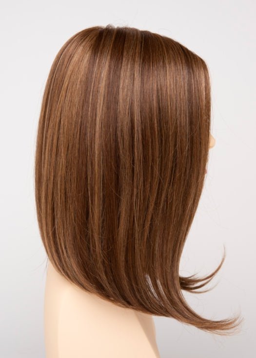 Chelsea Mono Top Wig - Human Hair & Synthetic Blend for Natural Look | Perfect for Daily Wear, Cosplay & Special Occasions
