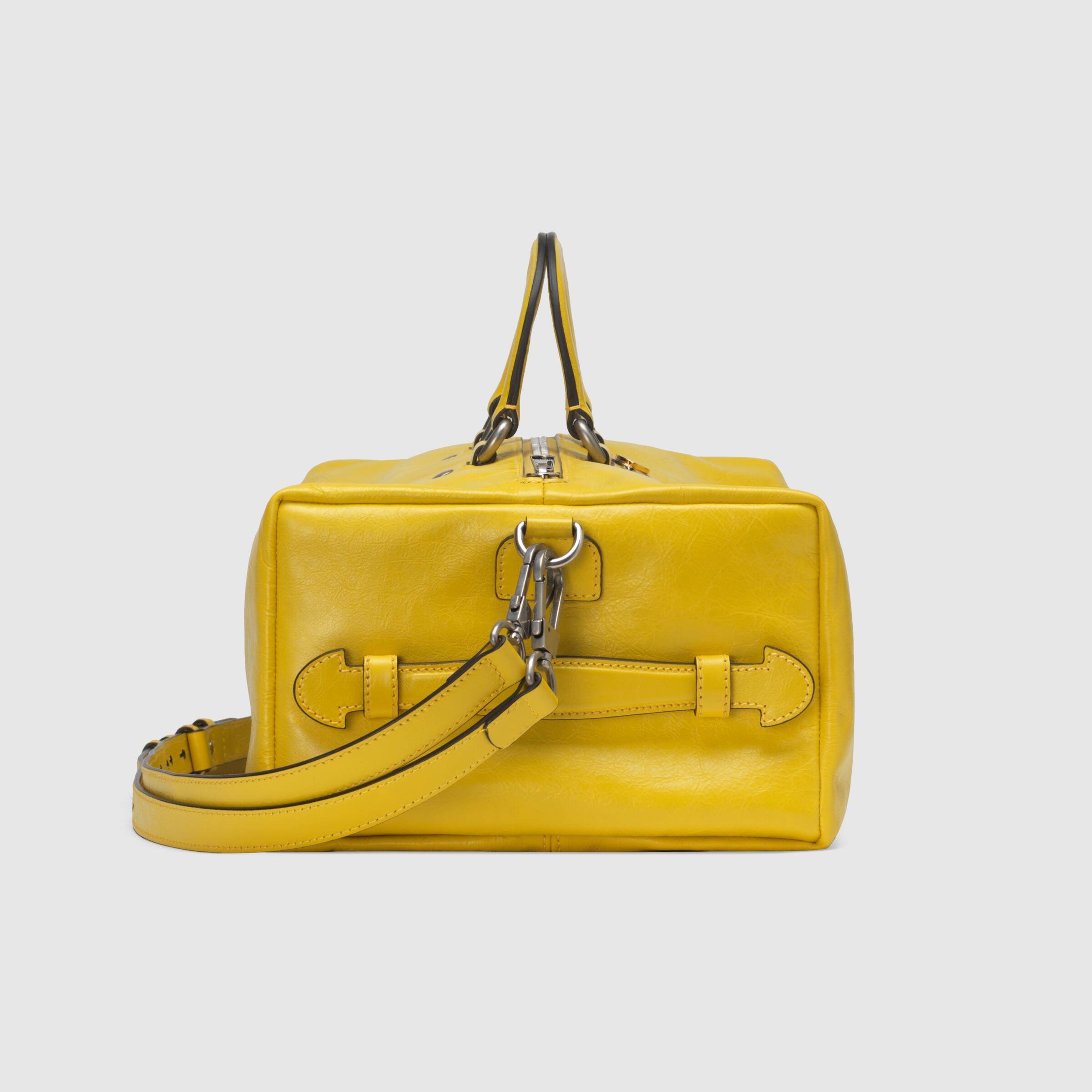 Gucci Soft Leather Backpack for Women - Yellow Luxury Designer Handbag for Travel, Work & School | Premium Genuine Leather Backpack with Comfortable Straps