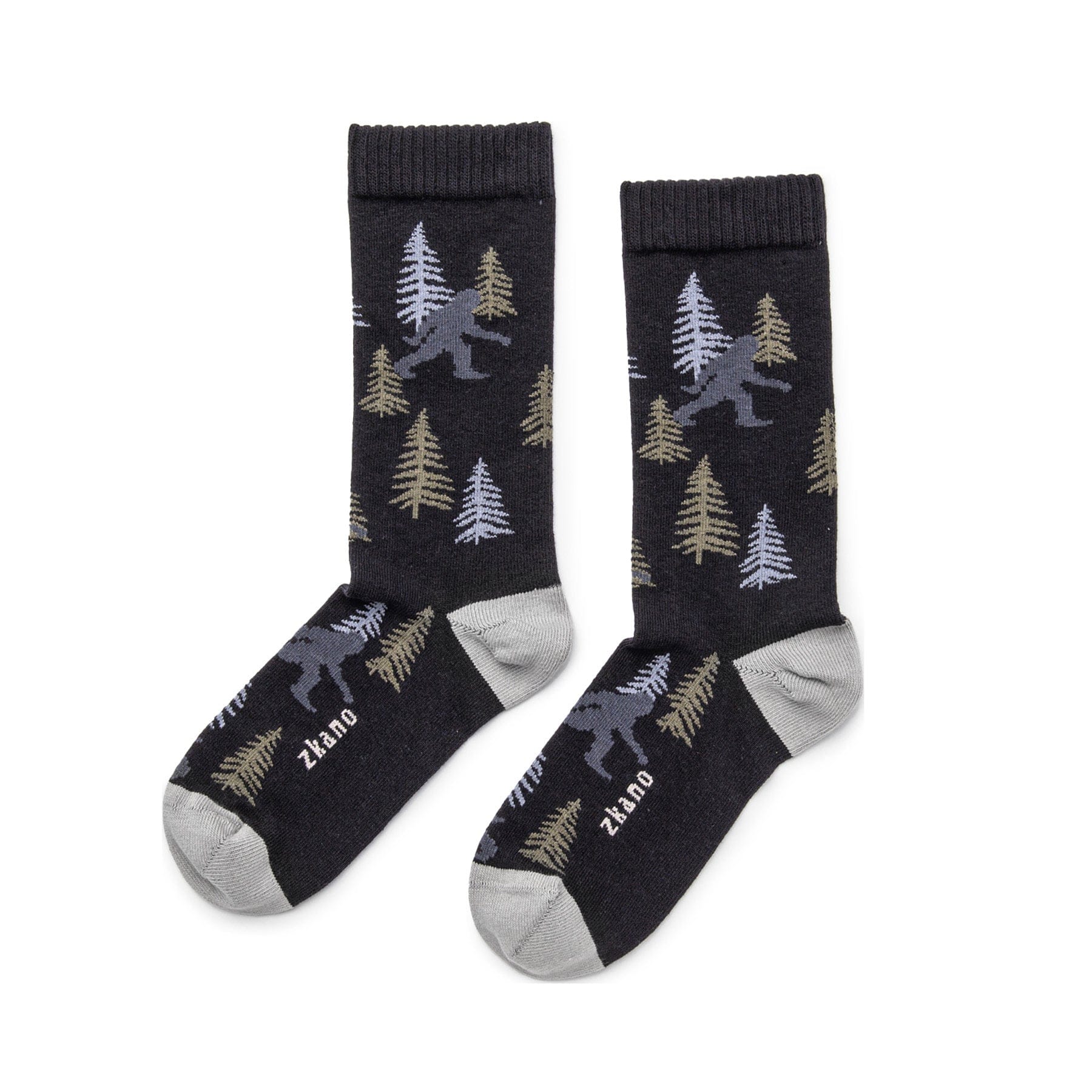 Organic Cotton Crew Socks for Men & Women - Breathable Hiking & Outdoor Socks - Comfortable Black Crew Socks for Camping, Trekking & Daily Wear